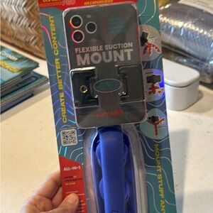 NEW Tenikle Flexible Suction Mount for Smartphones - Blue or Black